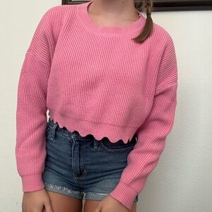 Tularosa Vibrant Pink Knit Top